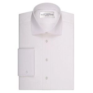 Ballantyne Classic Fit Dress Shirt Men White Shirts